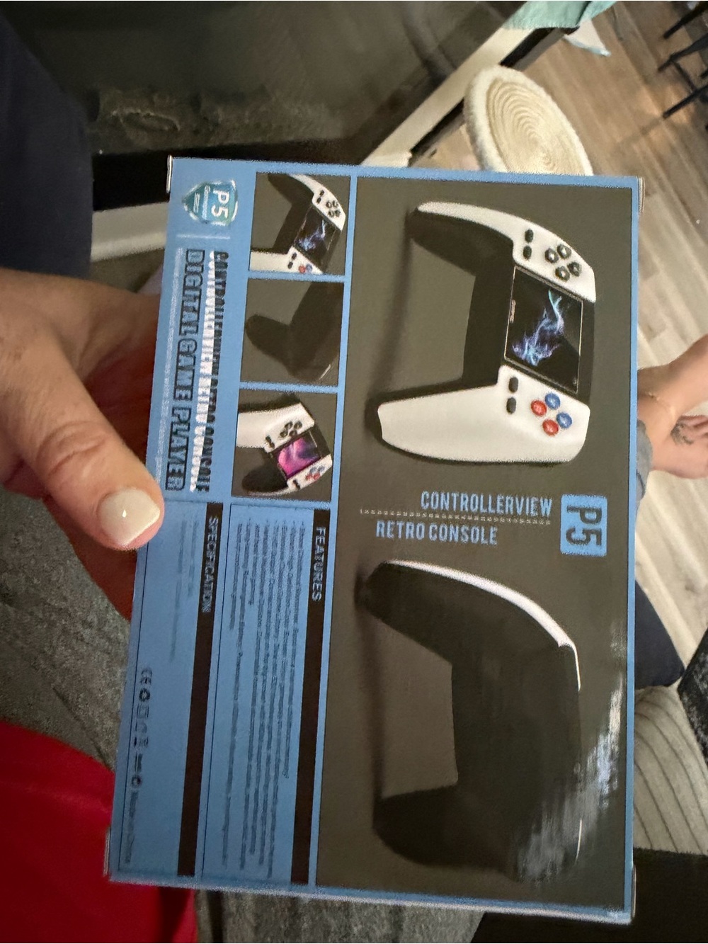 Source Unknown White and Black P5 Controller Grip
